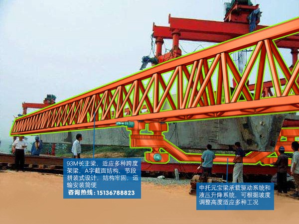 福建三明80吨架桥机厂家租赁费用差异